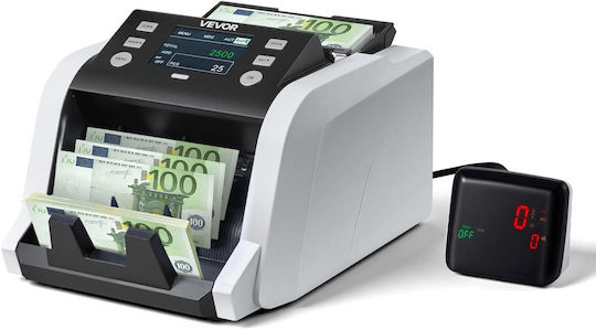 Vevor Mixed Count Banknote Counter with UV MG Counterfeit Detection
