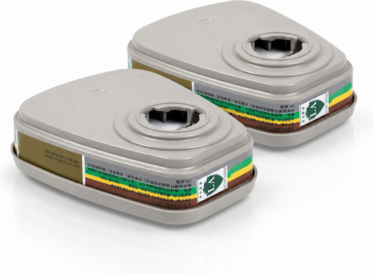 Maestro G25k Maskenfilter Für Gesicht Abek1p3r Set 2 Stück