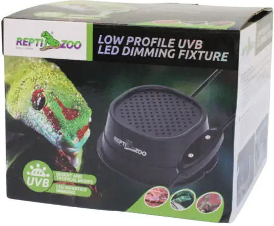 Reptizoo Lampă Led Uvb Reglabilă Pentru Terariu Mic 6 Watt 10x10x4 Cm