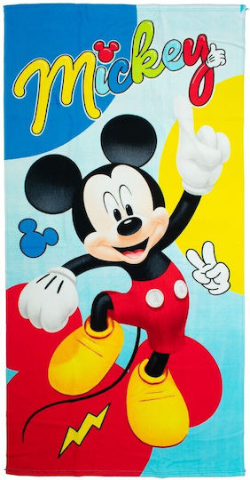 Disney Quick Dry Mickey Beach Towel 179 70x140cm Sky Blue