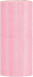 Tulle Roll 25cm X 100m Pink