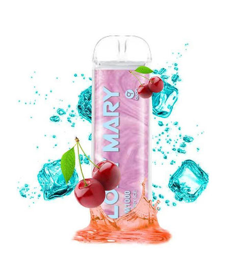 Lost Mary Einweg-E-Zigarette 1000 Einweg-E-Zigaretten Cherry Ice 2ml 20mg