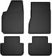 Car Rubber Mats Set 4 Pcs Universal Renault Latitude Sedan 2010-2015
