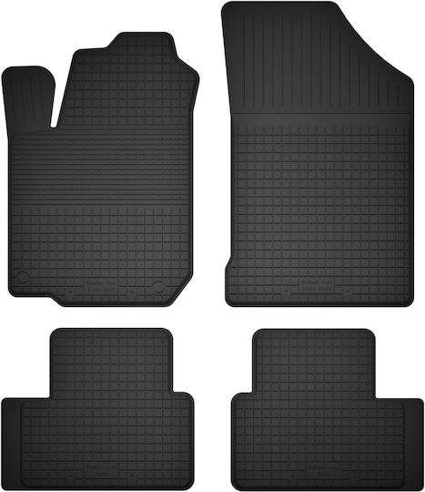 Car Rubber Mats Set 4 Pcs Universal Citroen Ds3 Hatchback 2009-2016