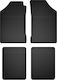 Car Rubber Mats Set 4 Pcs Universal Renault Trafic Iii Van 2014