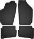 Set Rubber Mats Volkswagen Polo Iv 9n Hatchback From 2001 To 2009