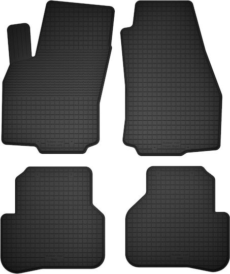 Car Rubber Mats Set 4 Pcs Universal Fiat Fiorino Iii Combivan 2007-2017