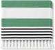 Morena Spain Green Beach Towel With Fringes 100x178cm SM-MMT-26TW-GRN
