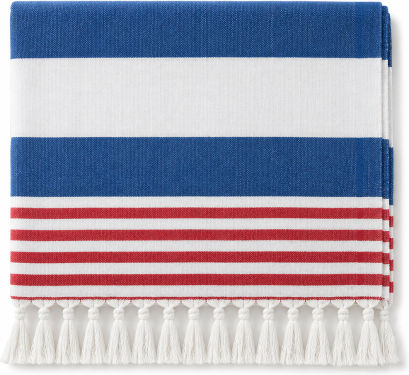 Morena Spain Red Beach Towel with Fringes 100x178cm SM-MMT-26TW-RED