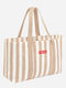 Blue Canvas Tote Bag 50x20x35 Cm Inner Pocket Delma Flamingueo