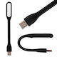 Mini Flexible Led Lampe 1.2w Usb Betrieben Tragbare Schwarze 16 Cm