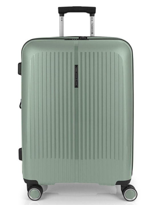 Gabol Brouklyn Medium Travel Suitcase Green Hei...