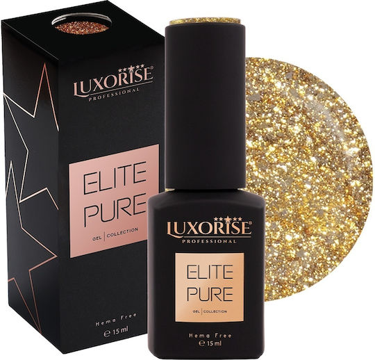 Luxorise Elite Pure Ojă Pentru Unghii Cu Gel Regal Auriu 15ml