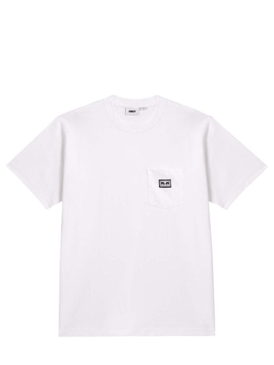 Obey Eyes Tricou Alb