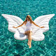 Inflatable Sea Mattress Angel Wings White 250x240cm