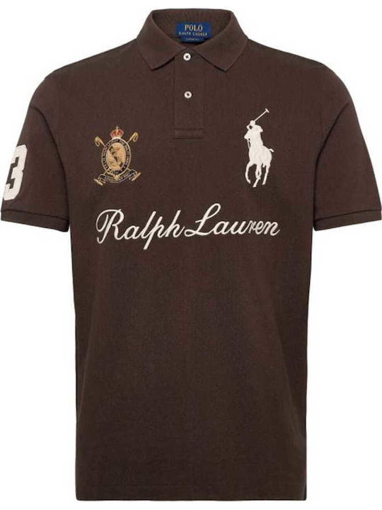 Polo Short Sleeve Blouse Dark Brown