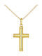 Men's Gold Cross 9K without Chain