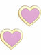 Ioannis Kosmima Kids Earrings Studs Heart In 9K Gold