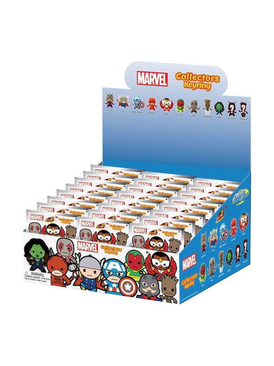 Marvel 3D PVC Schlüsselanhänger Series 2 Display Set 24 Stück