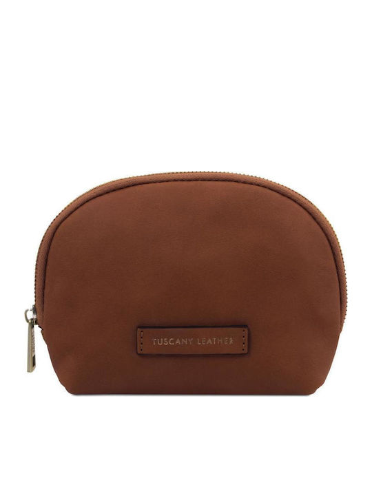 Tuscany Leather Kulturbeutel Damen Braun