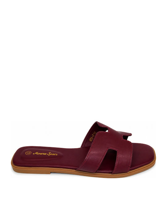 Dament Sandalen Burgundisch
