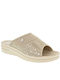 Women's Beige Flat Sandals