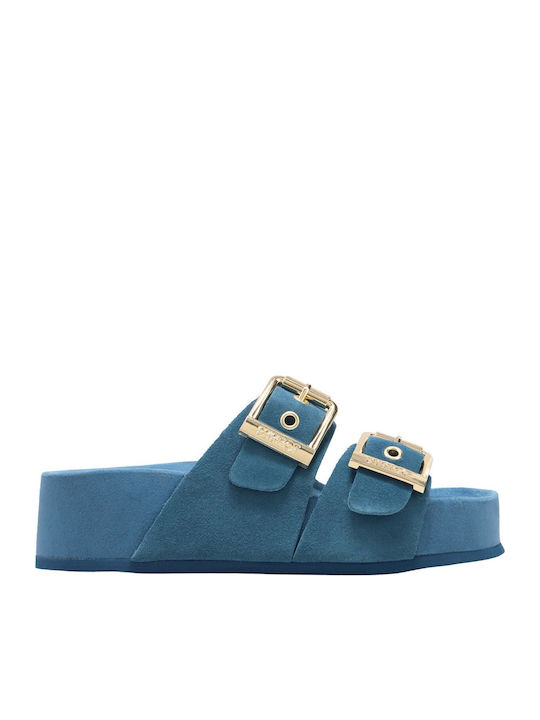 Colors Of California Women's Flat Sandals Blue ...