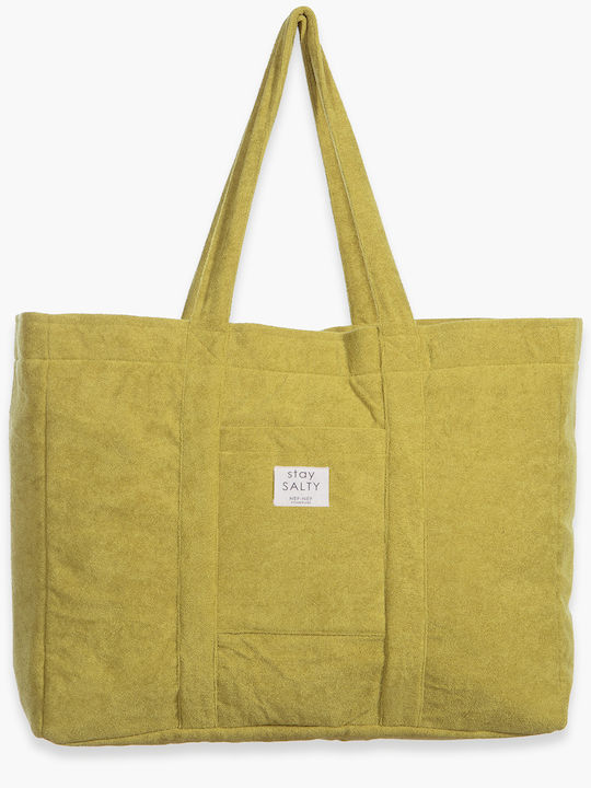 Nef-Nef Homeware Terrycloth Beach Bag Yellow