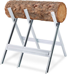 Relaxdays Iron Goat Silver 81x81x75.5 Cm