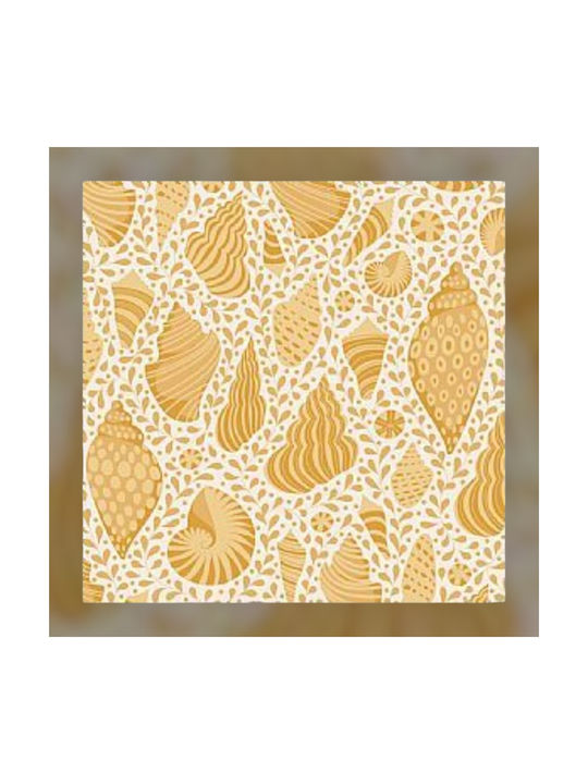 Oxygen Decorative Pillow Case Eco Text Fabric Yellow 45x45cm