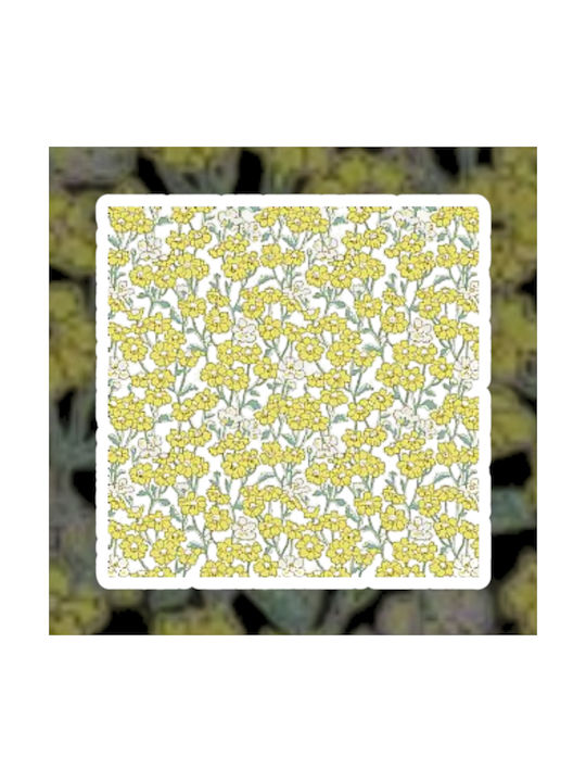 Oxygen Διακοσμητική Μαξιλαροθήκη Yellow Carnation Κίτρινη 45x45εκ.
