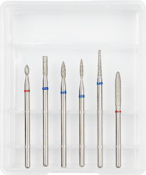 Luxorise Nail Drill Bits #15 Set 6 Pcs