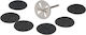 Pediküre Metall Disc + 6 Luxorise Pro20 Ersatzstücke Körnung 80-150-240