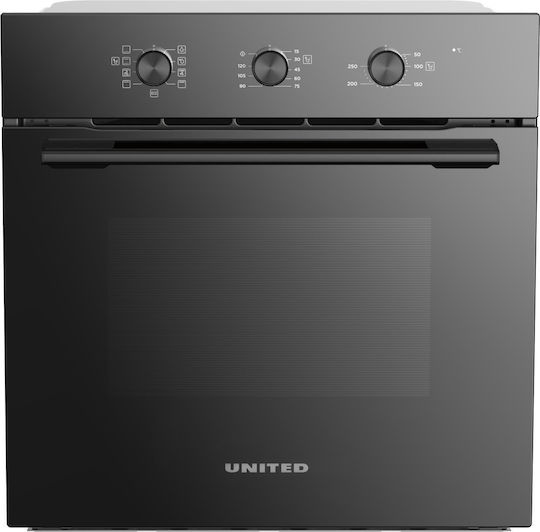 United Counter Top Oven 70lt W59.5cm Black