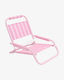 Flamingueo Beach Chair Aluminium Pink Waterproof 75x55x54.5cm