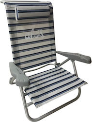 Zanna Toys Aluminium Blue Beach Chair