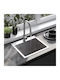 Rea Drop-In Küchenspüle Inox Satiniert M45xB50cm Silber