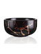 GoodWei Round Black Ceramic Serving Bowl