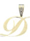 Charm Monogram in 14K White Gold