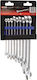 Chrome+ Set Combination Wrenches Open End