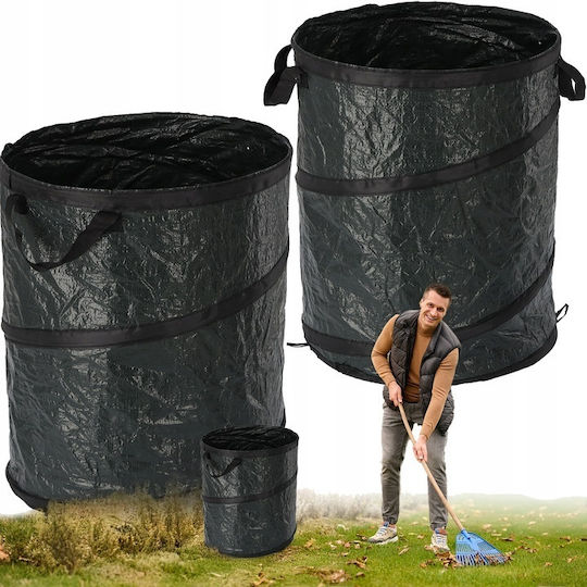 Gardenline Plastic Waste Bin 100lt Green