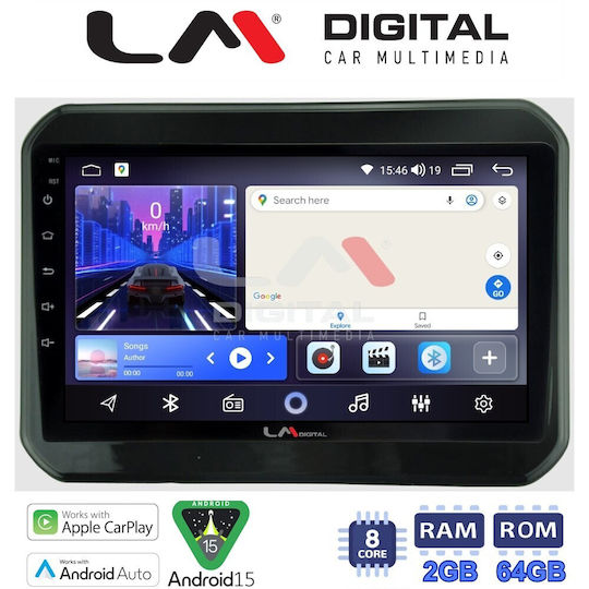 LM Digital Car Audio System for Suzuki Ignis 2016 Bluetooth USB Wi-Fi GPS Apple CarPlay Android Auto