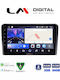 LM Digital Car Audio System for Peugeot 308 2013 Bluetooth USB Wi-Fi GPS Apple CarPlay Android Auto