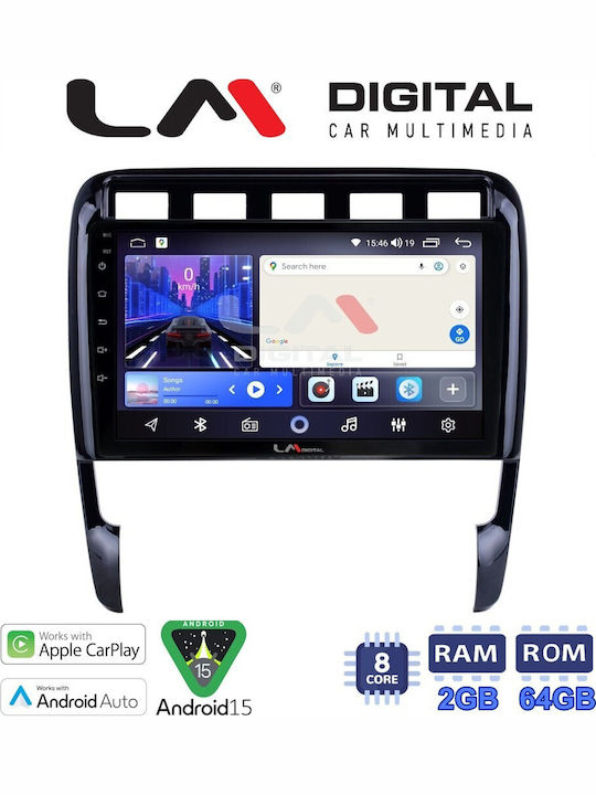 LM Digital Car Audio System for Porsche Cayenne 2002>2011 Bluetooth USB Wi-Fi GPS Apple CarPlay Android Auto
