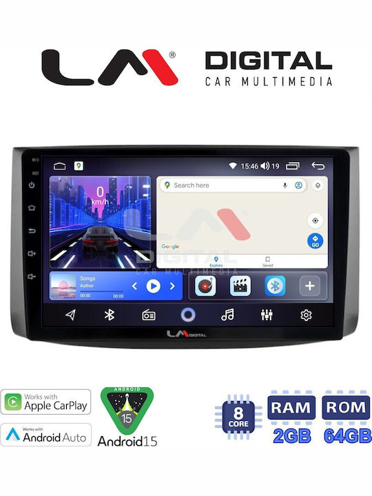 LM Digital Car Audio System for Chevrolet Aveo 2006 2010 Bluetooth USB Wi-Fi GPS Apple CarPlay Android Auto