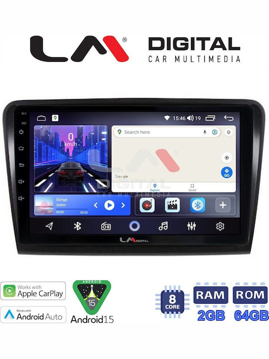 LM Digital Car Audio System for Skoda Superb 2008>2014 Bluetooth USB Wi-Fi GPS Apple CarPlay Android Auto