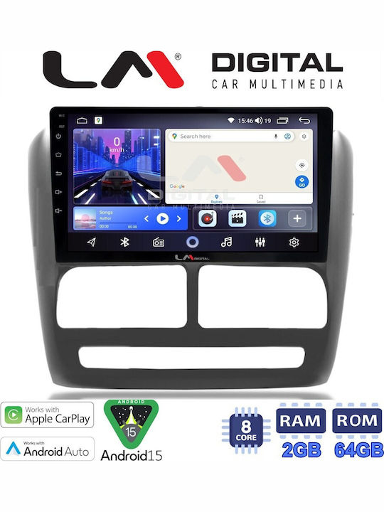 LM Digital Car Audio System for Opel Combo Fiat Doblo 2010 2015 Bluetooth USB Wi-Fi GPS Apple CarPlay Android Auto