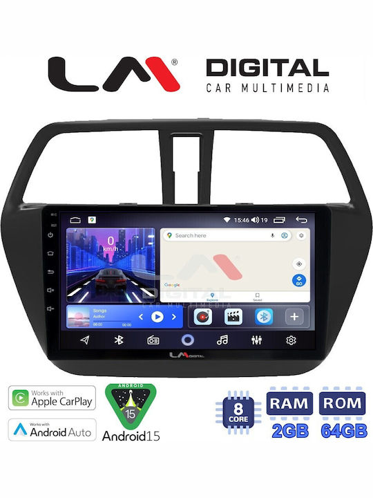 LM Digital Car Audio System for Suzuki SX4 S-Cross 2014 Bluetooth USB Wi-Fi GPS Apple CarPlay Android Auto
