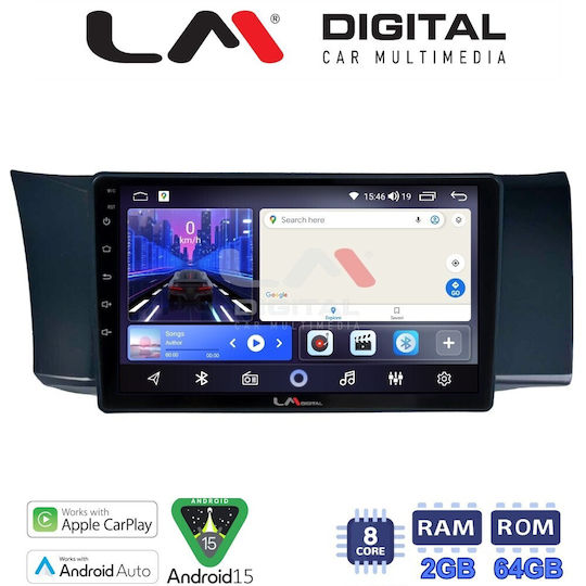 LM Digital Ηχοσύστημα Αυτοκινήτου για Toyota GT86 Subaru BRZ 2013 (Bluetooth/USB/WiFi/GPS/Apple-Carplay/Android-Auto)