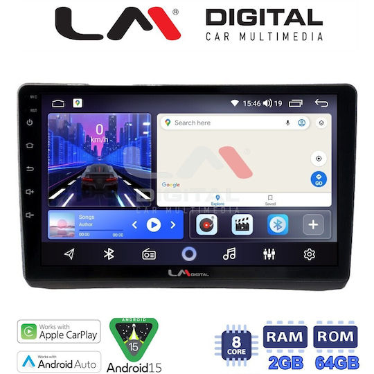LM Digital Car Audio System for Opel Vivaro Renault Trafic Nissan Primastar 2002 2009 Bluetooth USB Wi-Fi GPS Apple CarPlay Android Auto